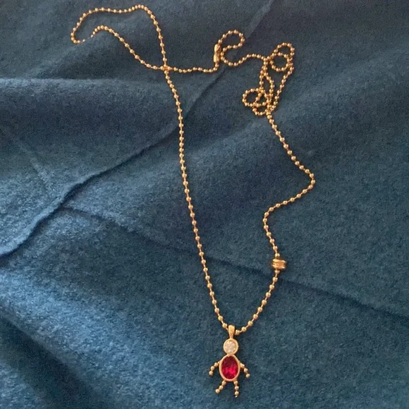 Vintage Gem man gold necklace - Picture 2 of 2